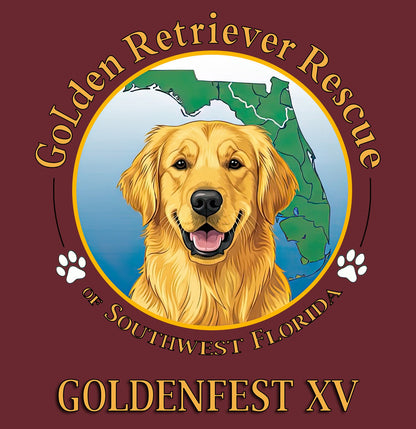 Goldenfest XV - Adult Tri-Blend T-Shirt - Maroon - Medium - Graphic