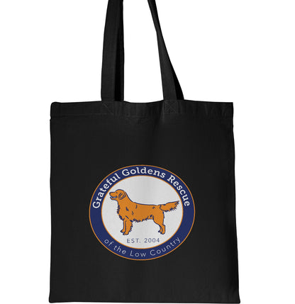 Grateful Golden Rescue Logo - Cotton Canvas Tote