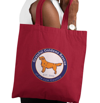 Grateful Golden Rescue Logo - Cotton Canvas Tote