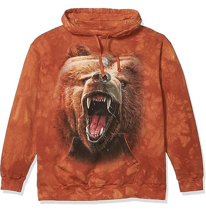 Grizzly Growl - Adult Unisex Hoodie Sweatshirt