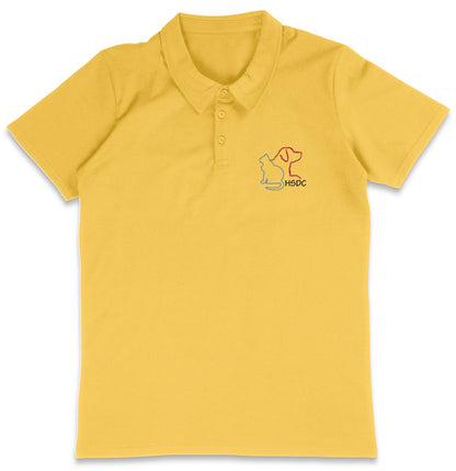 HSDC LC Logo - Adult Micro-Mesh Polo - Grey - Medium - Graphic