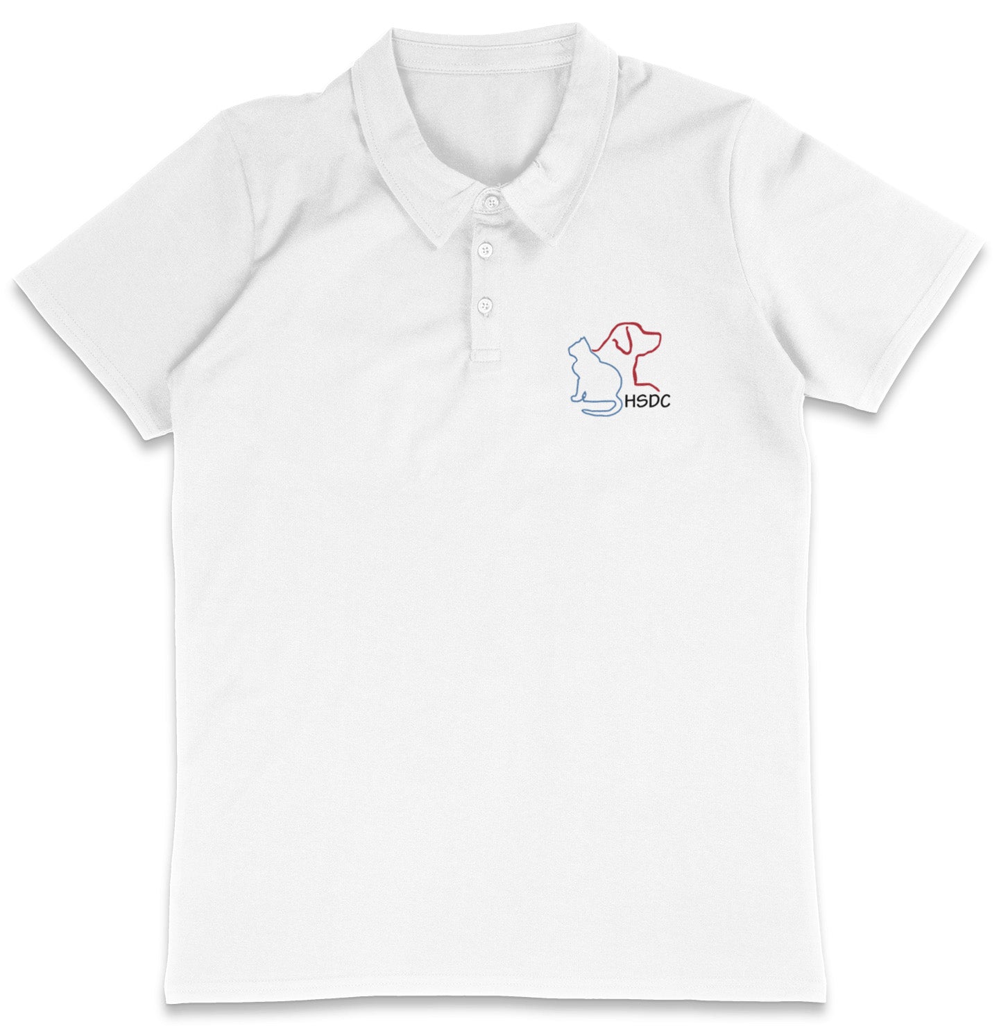 HSDC LC Logo - Adult Micro-Mesh Polo - Grey - 2X-Large - White