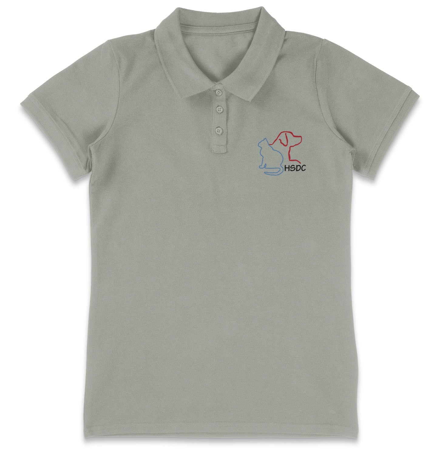 HSDC LC Logo - Women's Micro-Mesh Polo - Grey - X-Large - Sizes