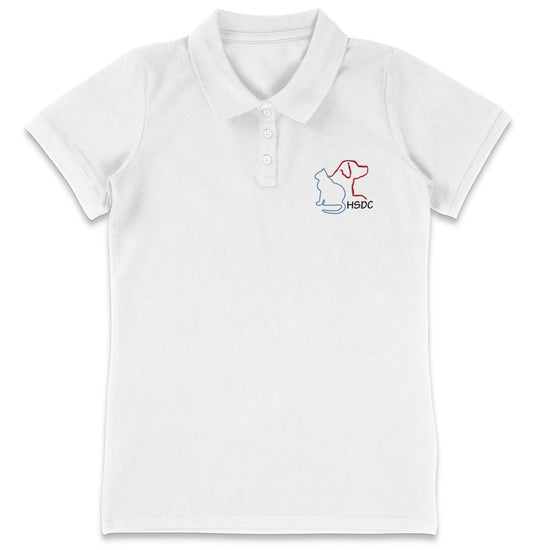 HSDC LC Logo - Women's Micro-Mesh Polo - Grey - Medium - Graphic