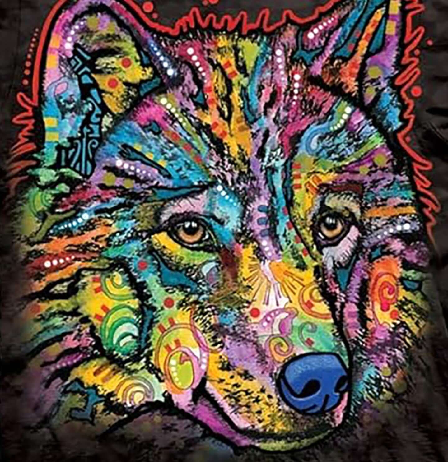 Happy Wolf - Kids' Unisex T-Shirt