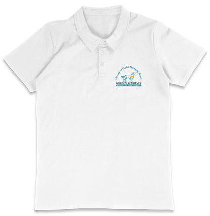 Hearts of Gold Left Chest Logo - Adult Micro-Mesh Polo - Tropical Blue - X-Large - Sizes