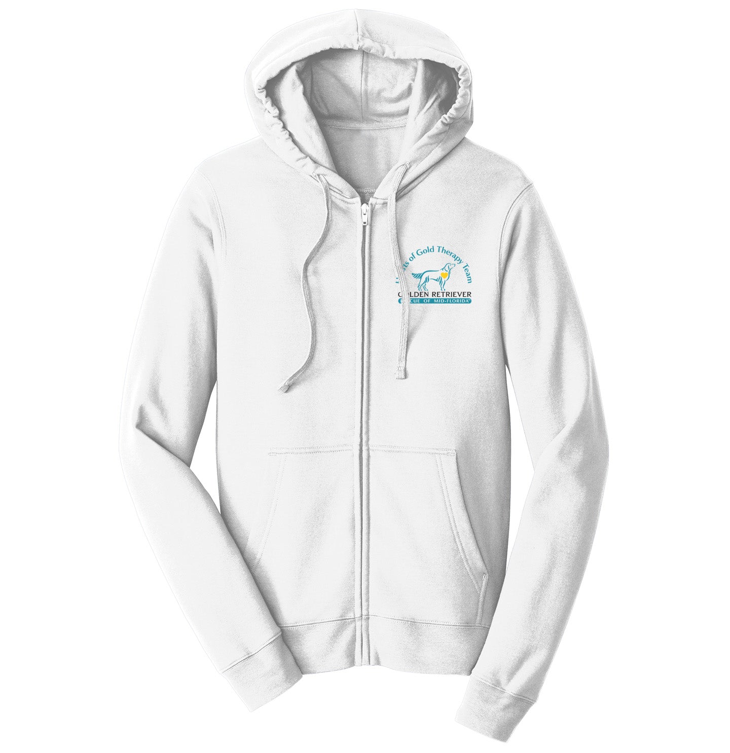 Hearts of Gold - Adult Unisex Full-Zip Hoodie Sweatshirt