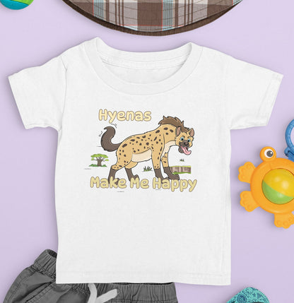 Hyena Toon Make Me Happy - Toddler Unisex T-Shirt - Main