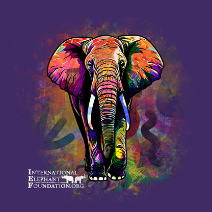 IEF Funky Elephant - Adult Unisex T-Shirt