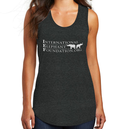 IEF Logo - Women's Tri-Blend Racerback Tank