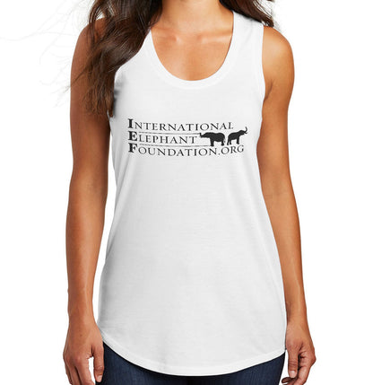 IEF Logo - Women's Tri-Blend Racerback Tank