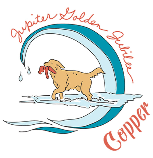 Jupiter Golden Jubilee - Personalized Custom Polyester Dog Bandana