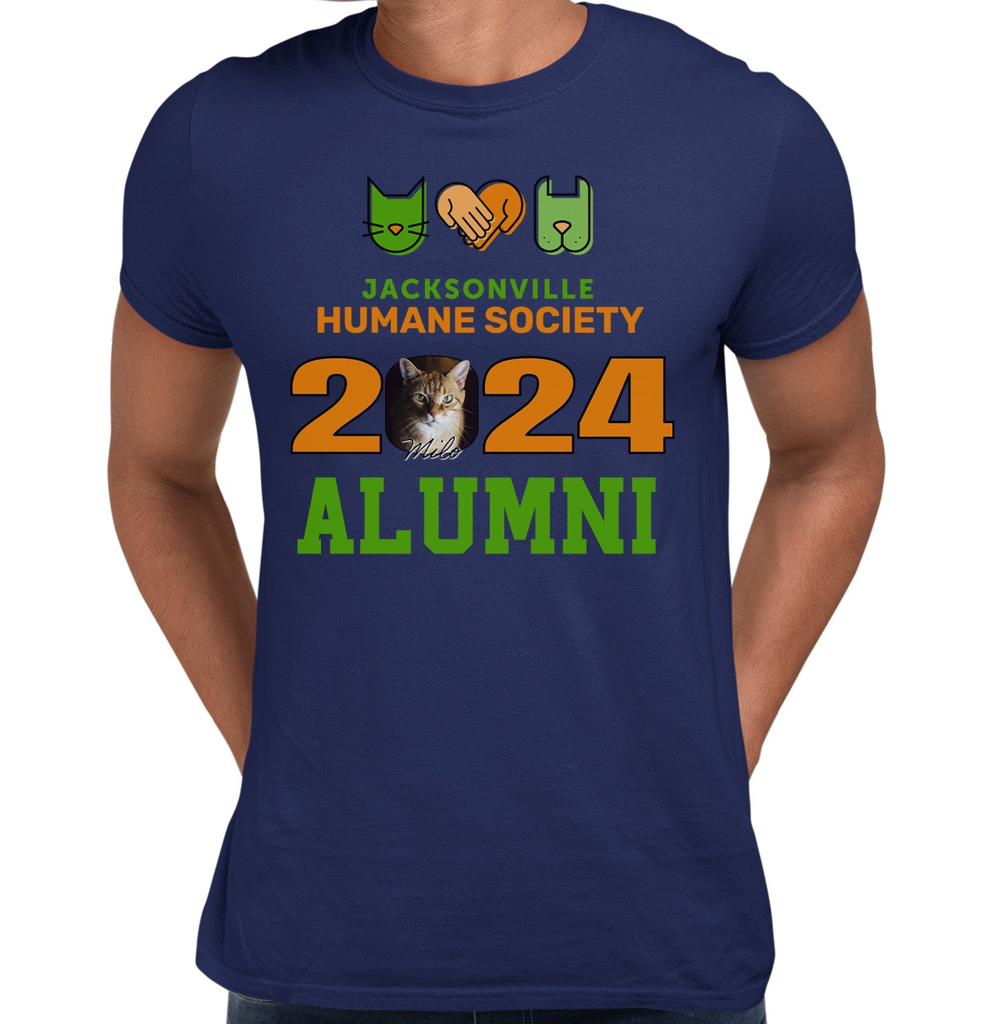 JHS Alumni - Personalized Custom Adult Unisex T-Shirt