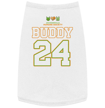 JHS Name and Number - Personalized Custom Pet Tank Top