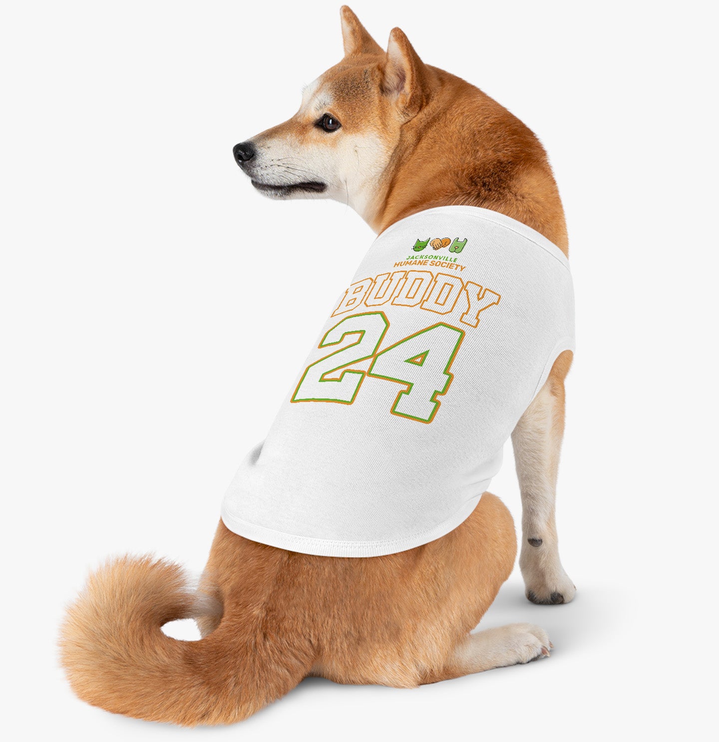JHS Name and Number - Personalized Custom Pet Tank Top