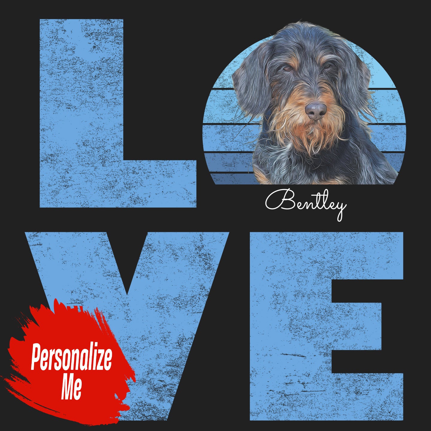 Big Love Pet Photo - Personalized Custom Adult Unisex T-Shirt