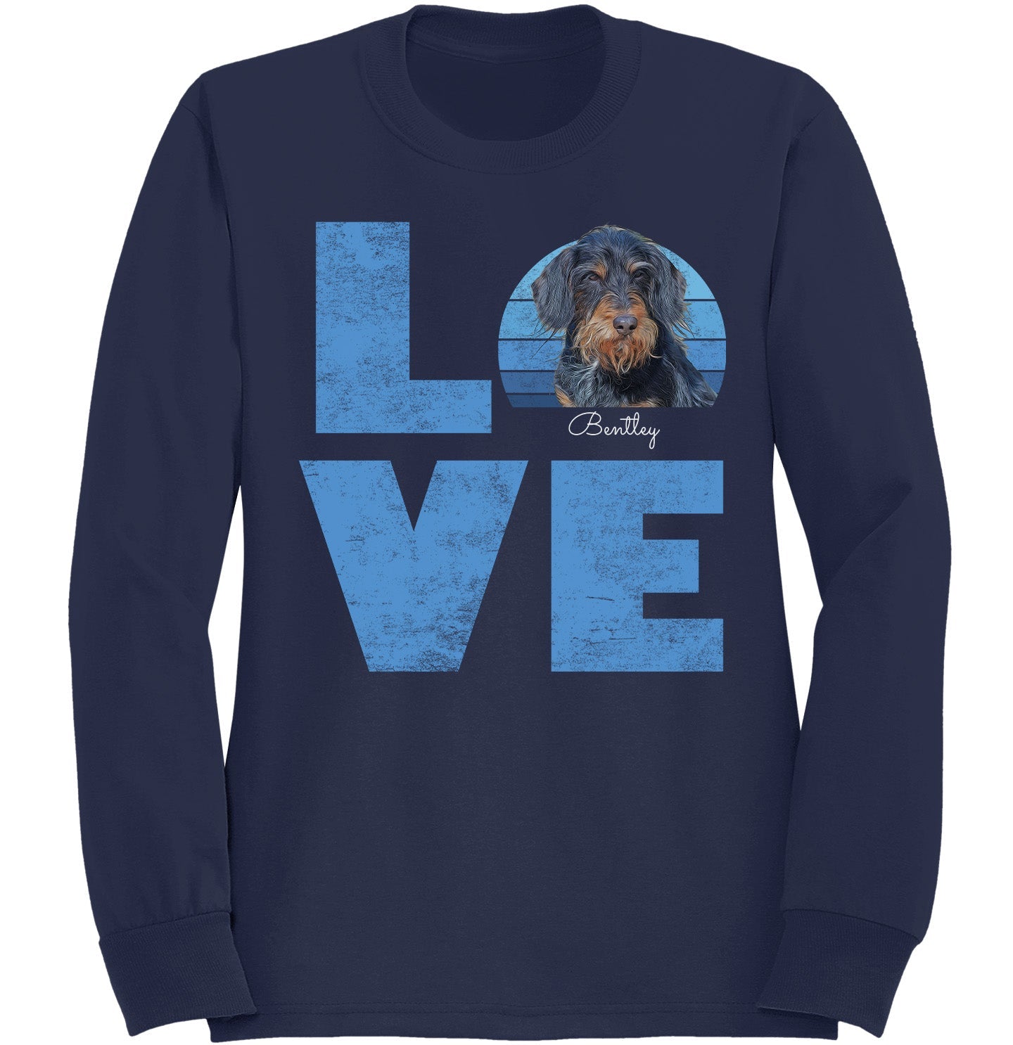 Big Love Pet Photo - Personalized Custom Adult Unisex Crewneck Sweatshirt