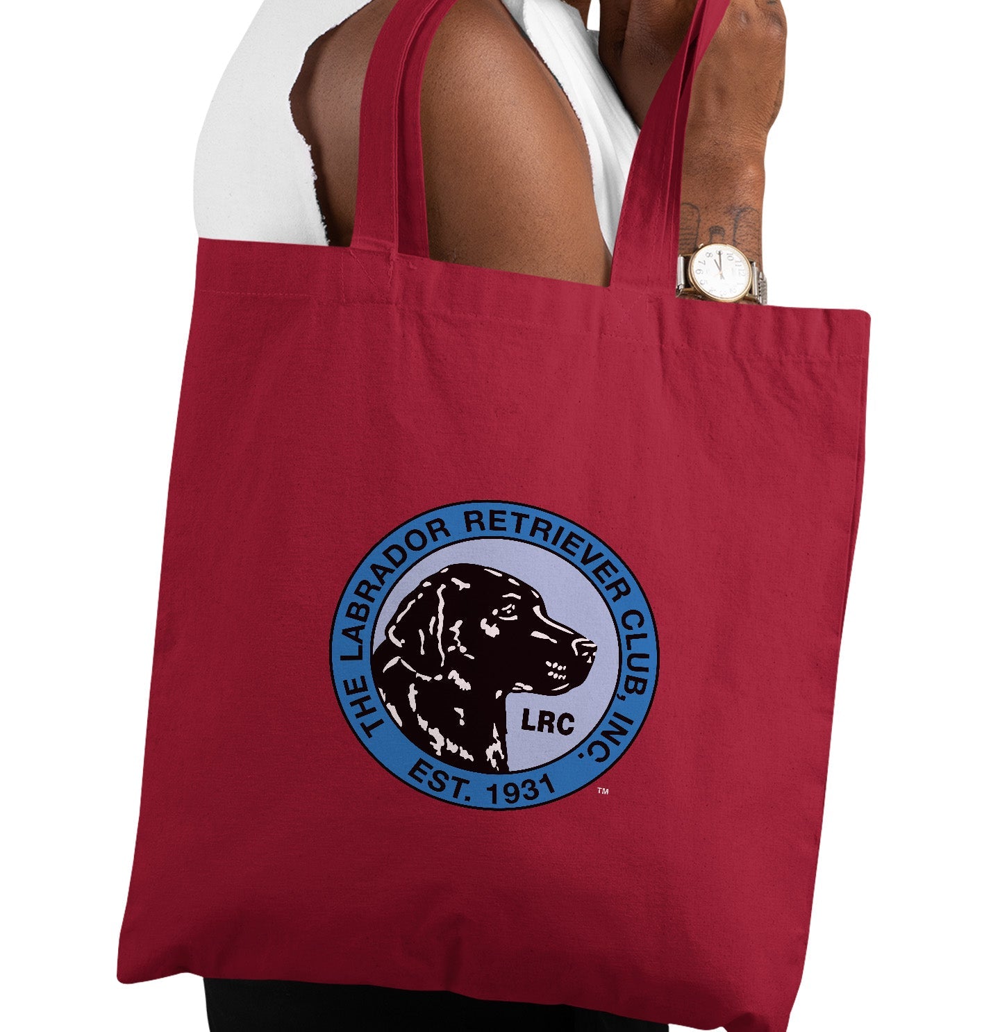 LRC Full Front Blue Logo - Cotton Canvas Tote