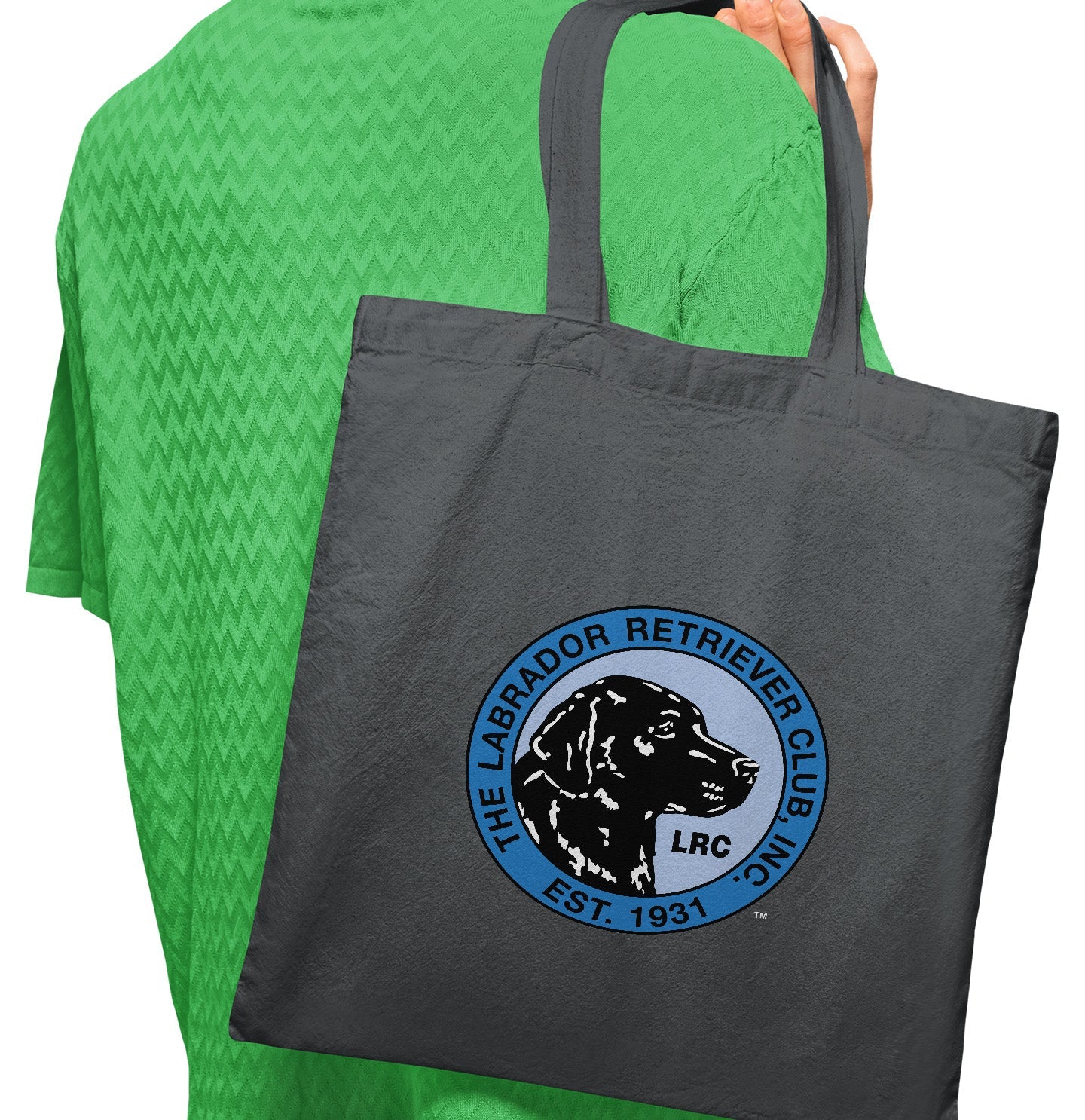 LRC Full Front Blue Logo - Cotton Canvas Tote