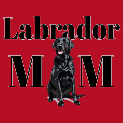 Labrador Mom Illustration - Personalized Custom Women's V-Neck T-Shirt