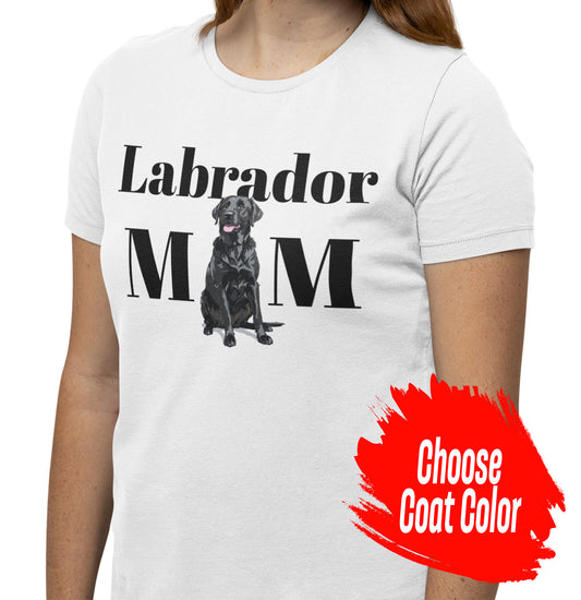 Labrador Mom Illustration - Personalized Custom Adult Unisex T-Shirt