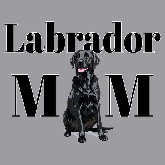 Labrador Mom Illustration - Personalized Custom Adult Unisex Crewneck Sweatshirt