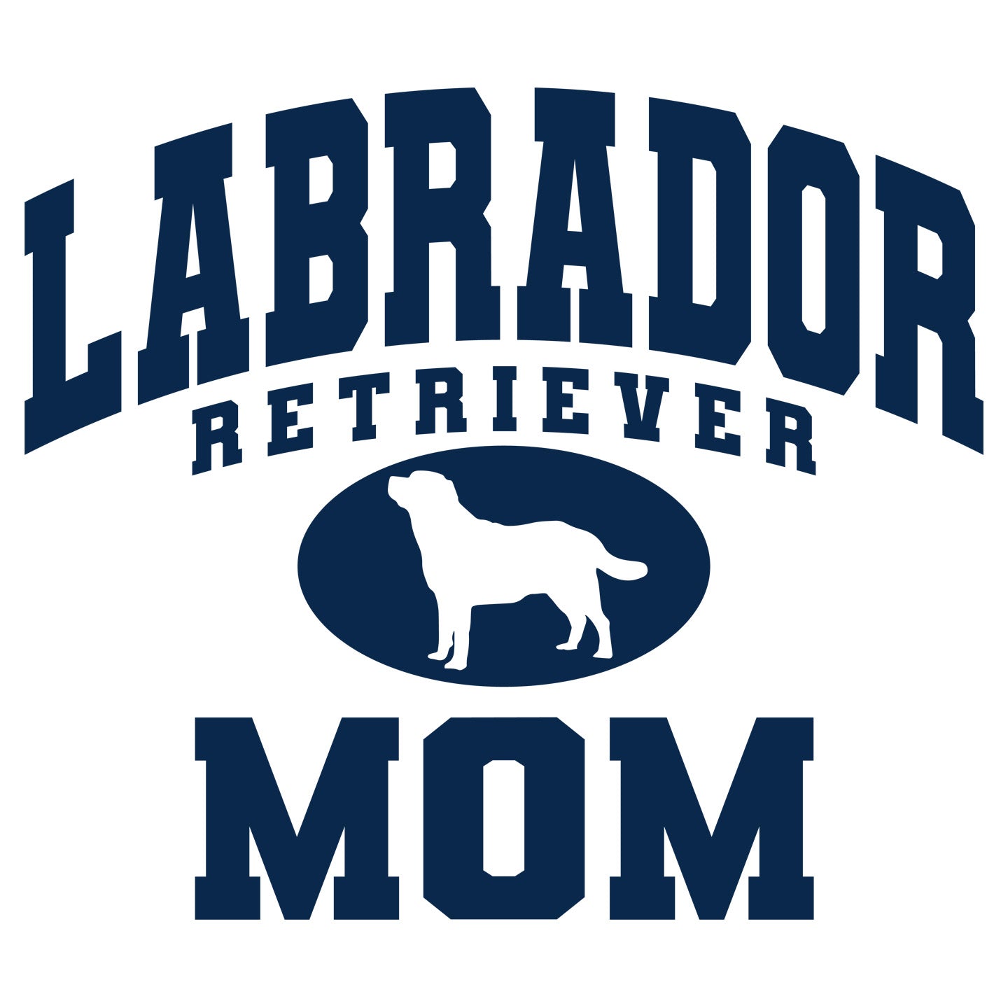 Labrador Retriever Mom or Dad Sport Arch - Personalized Custom Adult Unisex Hoodie Sweatshirt