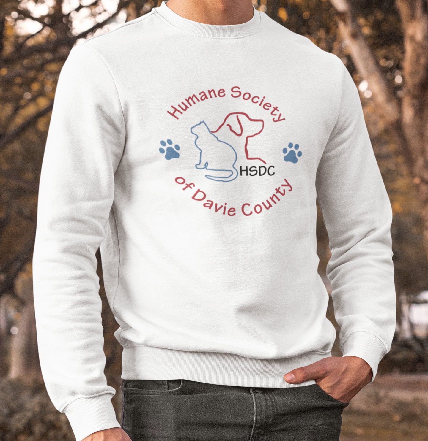 HSDC Circle Logo - Adult Unisex Crewneck Sweatshirt