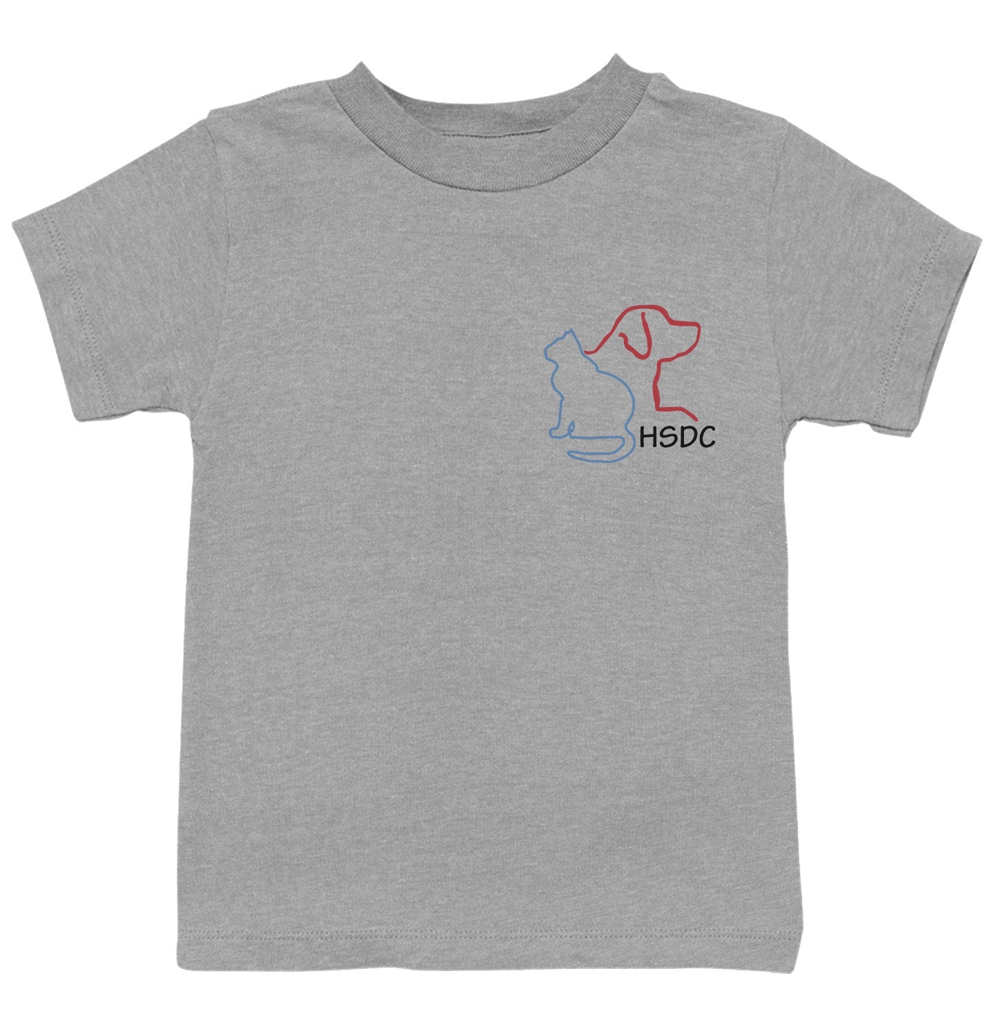 HSDC Left Chest Logo - Kids' Unisex T-Shirt - Grey