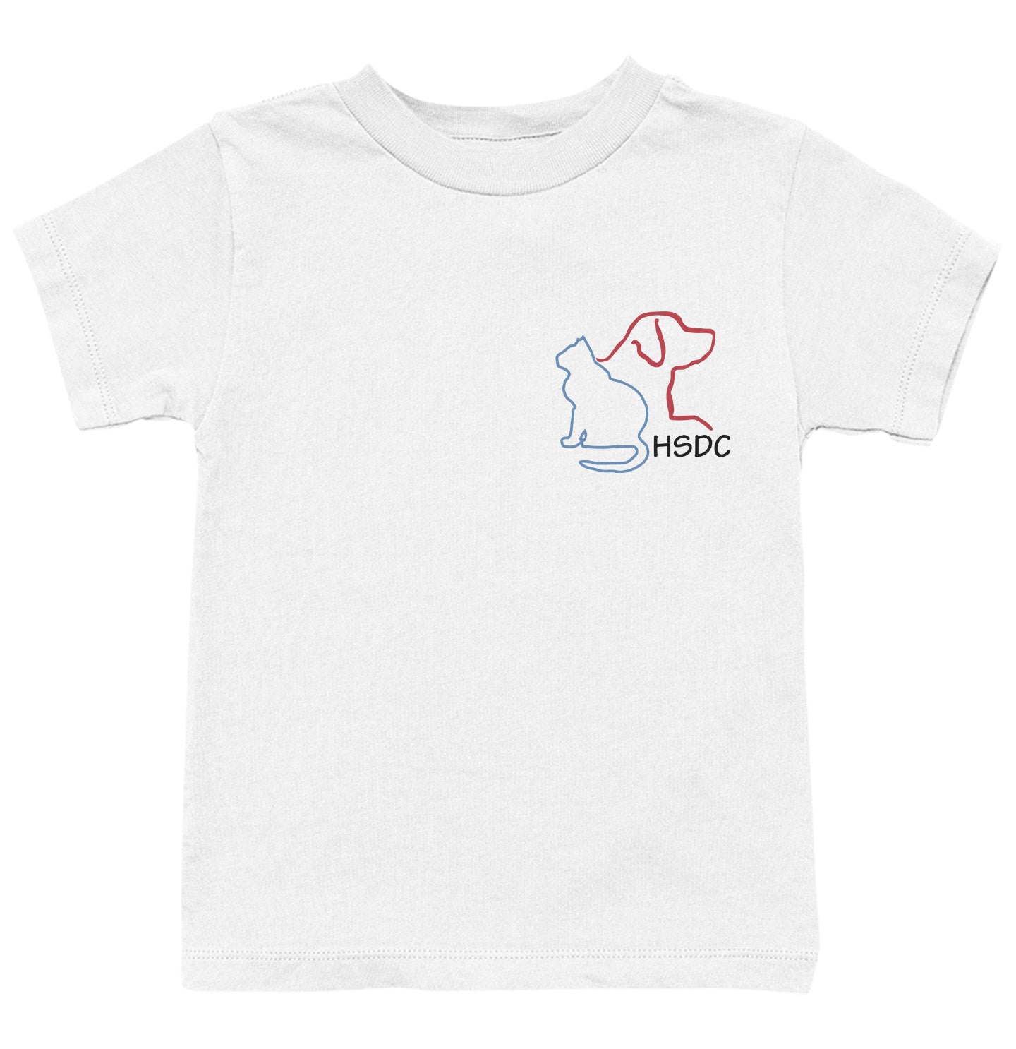 HSDC Left Chest Logo - Kids' Unisex T-Shirt - White