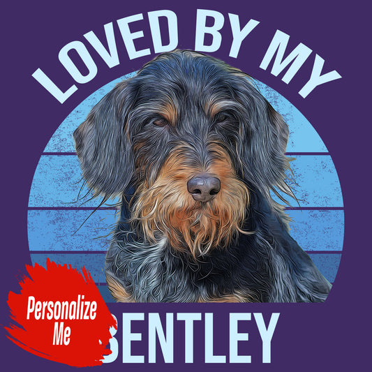 Loved By My Pet - Personalized Custom Adult Unisex T-Shirt