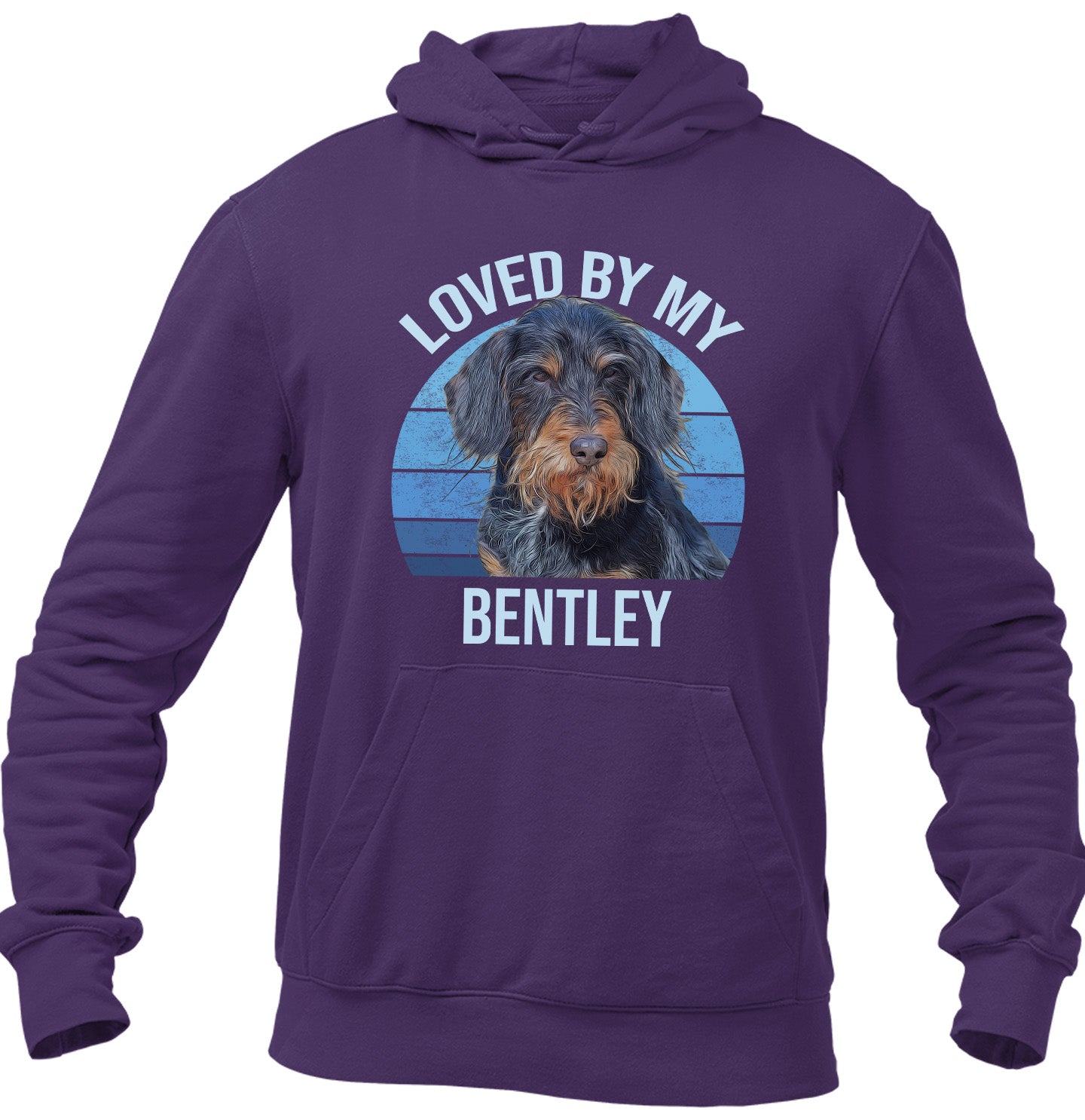 Loved By My Pet - Personalized Custom Adult Unisex Hoodie Sweatshirt