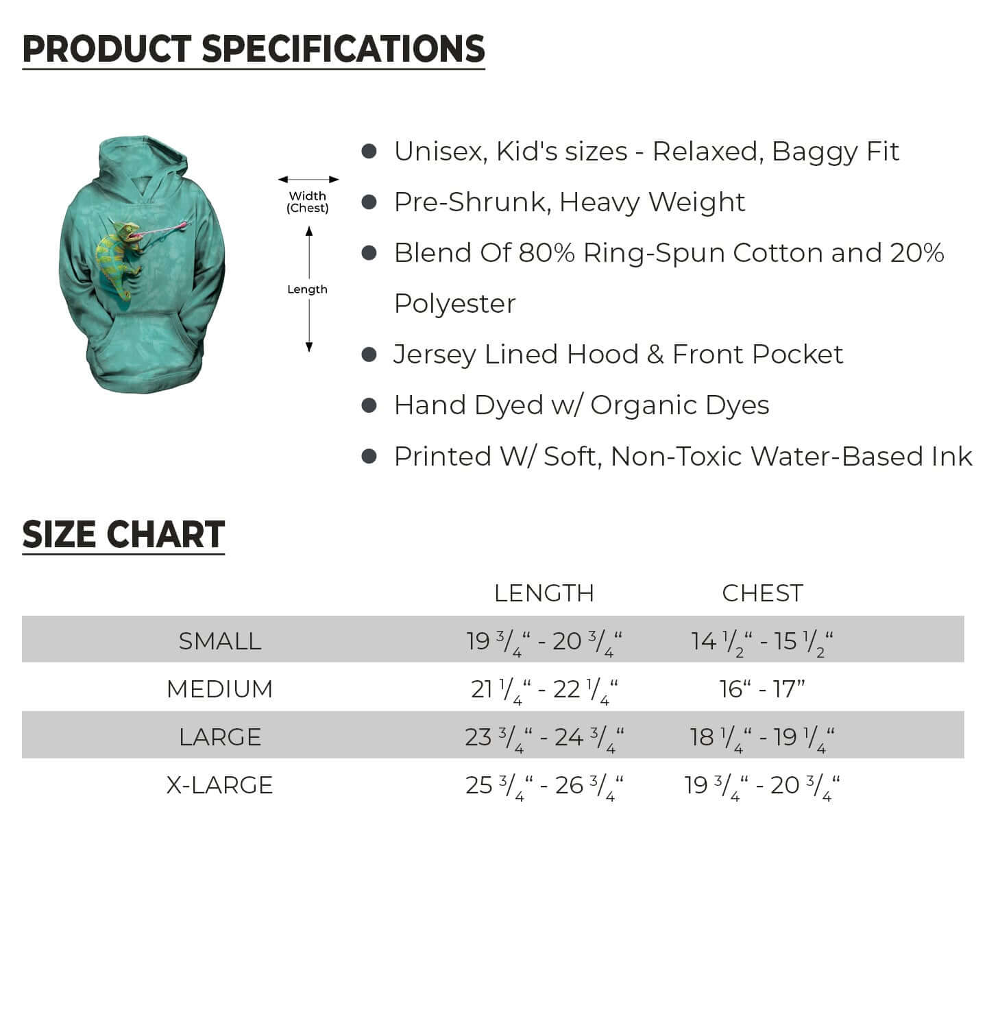 Lightning Rex - Kids' Unisex Hoodie Sweatshirt