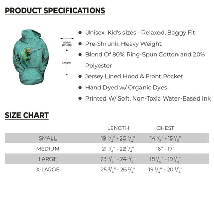 Lightning Rex - Kids' Unisex Hoodie Sweatshirt