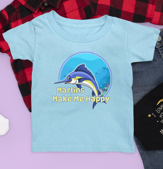 Marlin Toon Make Me Happy - Kids' Unisex T-Shirt - Main