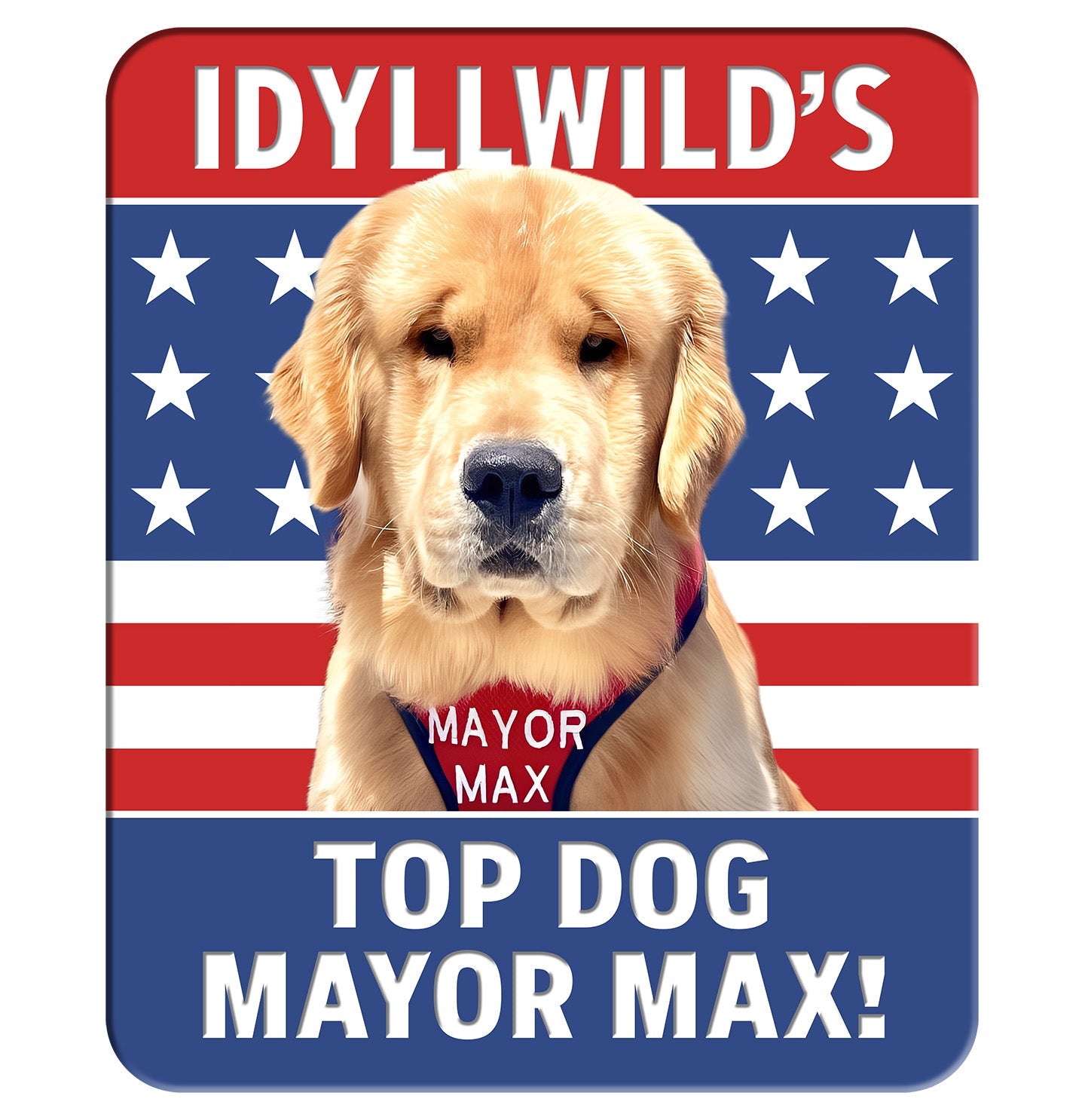 Idyllwild's Top Dog - Adult Unisex Crewneck Sweatshirt - Grey - Medium - Graphic