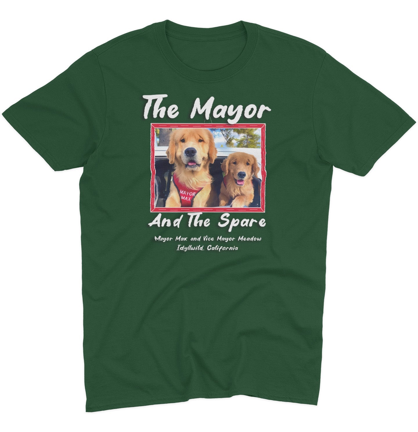 The Mayor and the Spare - Adult Unisex T-Shirt - Dark Grey - X-Large - Sizes