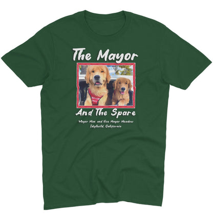 The Mayor and the Spare - Adult Unisex T-Shirt - Dark Grey - X-Large - Sizes