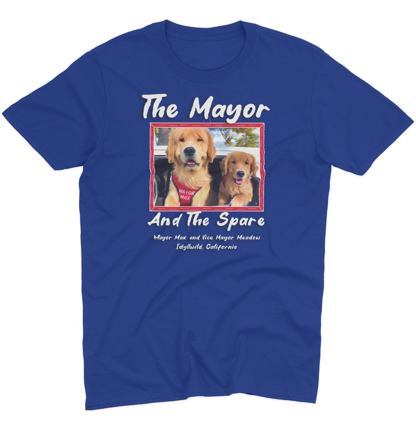The Mayor and the Spare - Adult Unisex T-Shirt - Forest Green - Medium - Royal