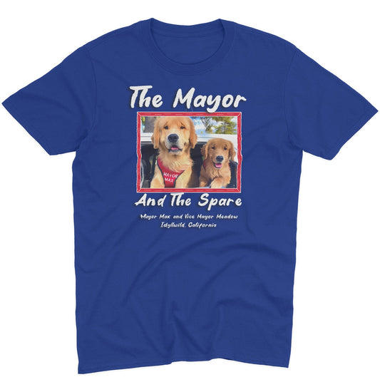 The Mayor and the Spare - Adult Unisex T-Shirt - Forest Green - Medium - Royal