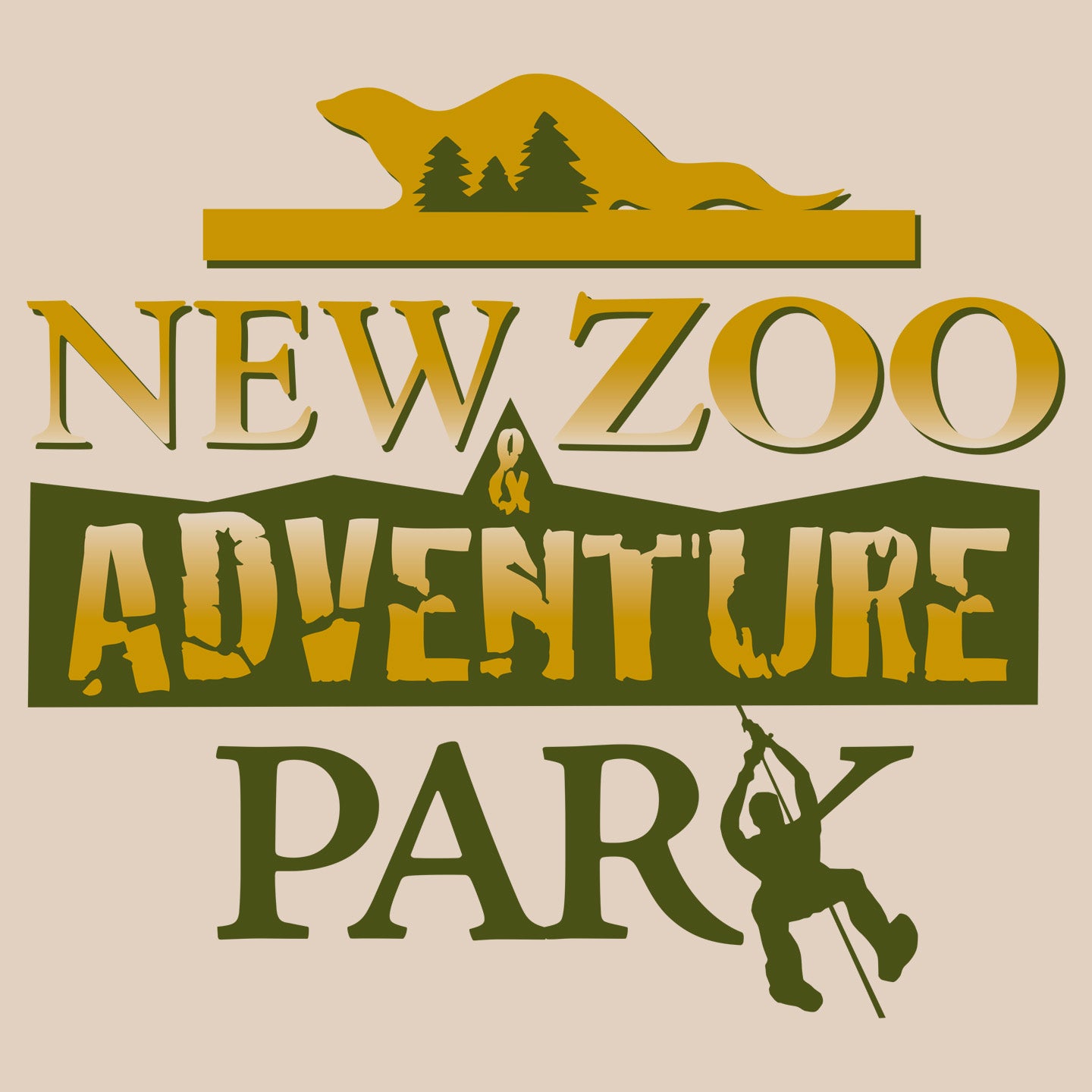 NEW Zoo and Adventure Park Logo - Cotton Canvas Tote