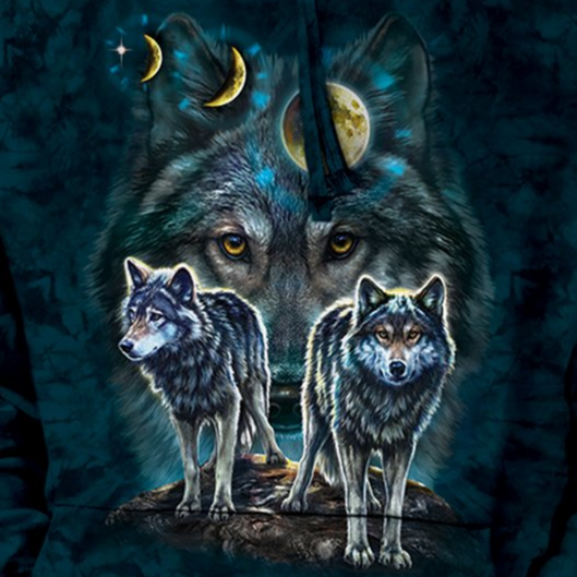 Northstar Wolves - Adult Unisex Hoodie Sweatshirt