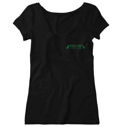 PCHS Left Chest Logo - Women's V-Neck T-Shirt