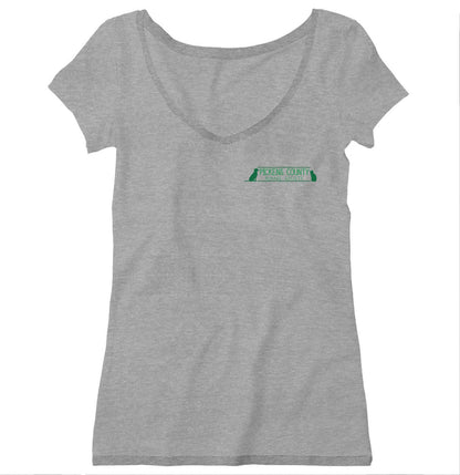 PCHS Left Chest Logo - Women's V-Neck T-Shirt