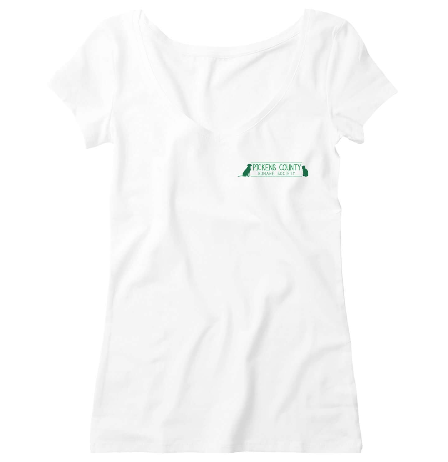 PCHS Left Chest Logo - Women's V-Neck T-Shirt