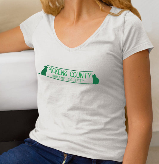 PCHS Logo - Women's V-Neck T-Shirt - Main