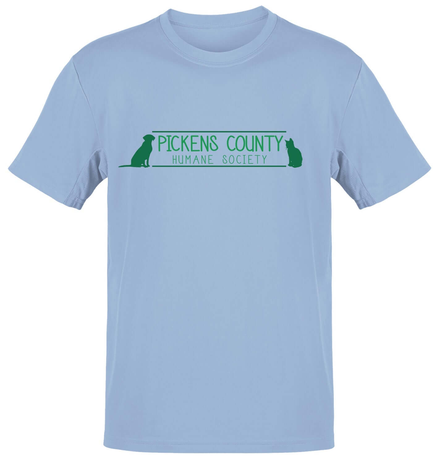 PCHS Logo - Adult Unisex T-Shirt - Light Blue