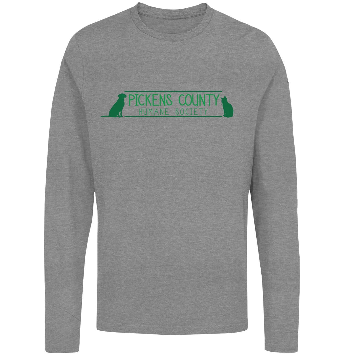 PCHS Logo - Adult Unisex Long Sleeve T-Shirt - Grey