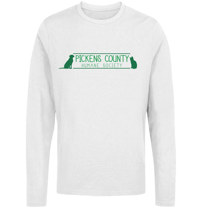 PCHS Logo - Adult Unisex Long Sleeve T-Shirt - White