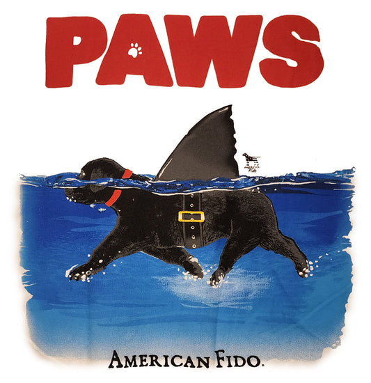 Paws Dog Shark - Adult Unisex T-Shirt